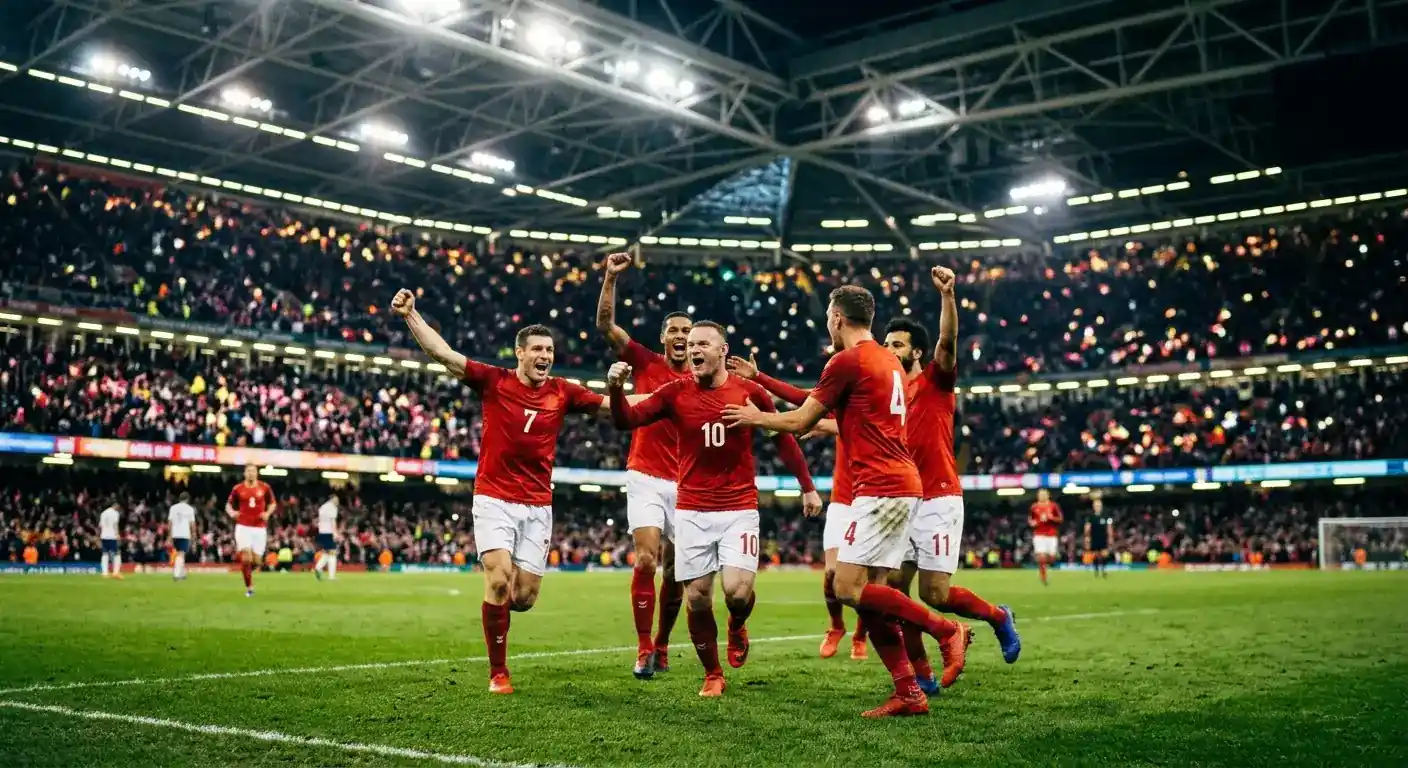 De Rode Duivels vieren een doelpunt tijdens de 5-1 tegen Nieuw-Zeeland op het WK 2026